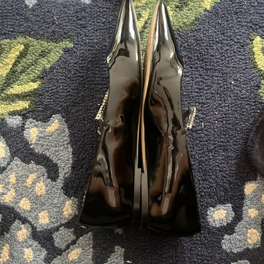 Sam Edelman Black Patent Leather Mary Jane Flats - Picture 4 of 6